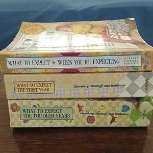 Set of 3 book's "what to Expect"